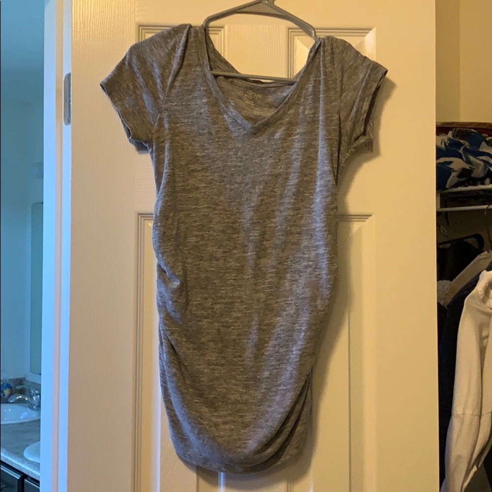 Grey maternity shirt